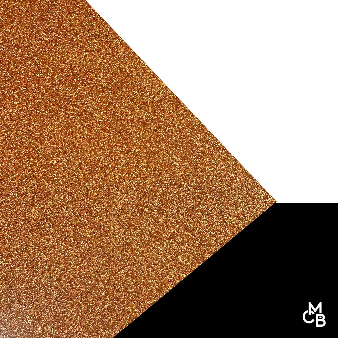 1/8" Orange Glitter Cast Acrylic Sheets - Acrylic Sheets